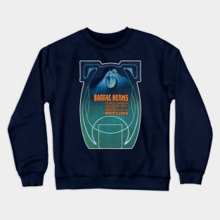 Advertising poster for a printer Crewneck Sweatshirt